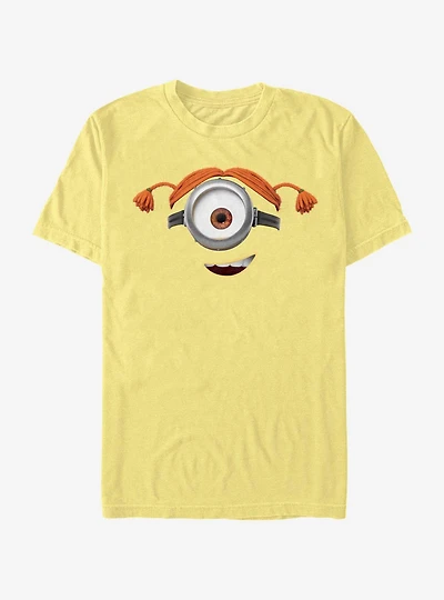 Minions Pigtails Big Face T-Shirt