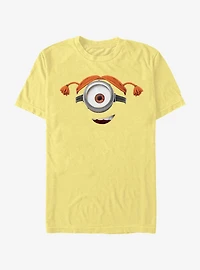 Minions Pigtails Big Face T-Shirt