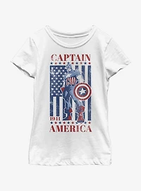 Marvel Captain America Legend Youth Girls T-Shirt
