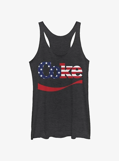 Coke Spangled Title Womens Tank Top
