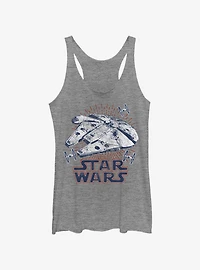 Star Wars Falcon Rays Womens Tank Top