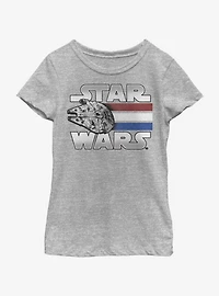 Star Wars Falcon Blast Off Youth Girls T-Shirt