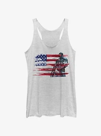 Marvel Captain America Inkflag Girls Tank