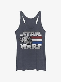 Star Wars Falcon Blast Off Girls Tank Top