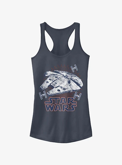 Star Wars Falcon Rays Girls Tank