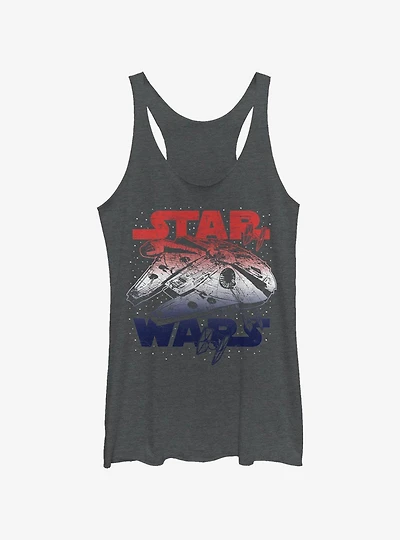 Star Wars Spangled Falcon Girls Tank