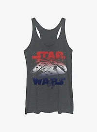 Star Wars Spangled Falcon Girls Tank