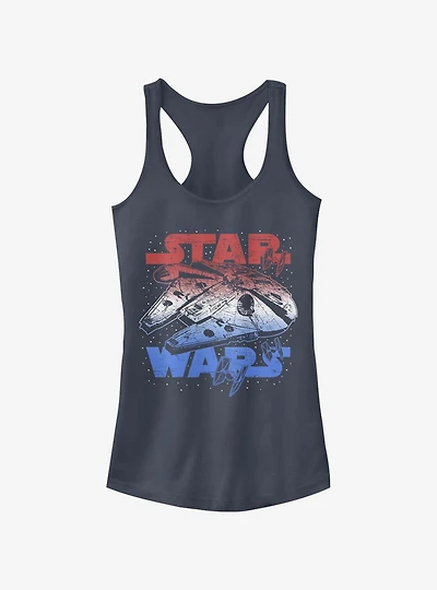 Star Wars Star Spangled Falcon Girls Tank