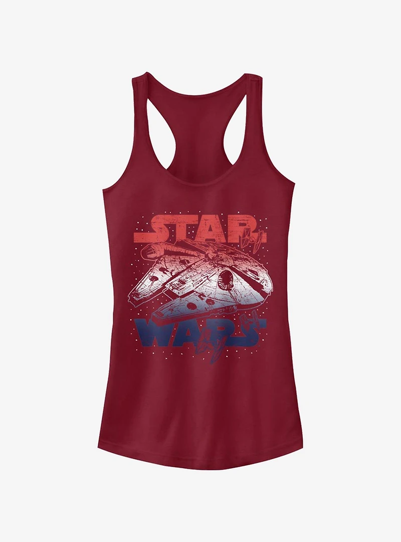 Star Wars Spangled Falcon Girls Tank