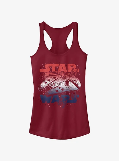 Star Wars Spangled Falcon Girls Tank