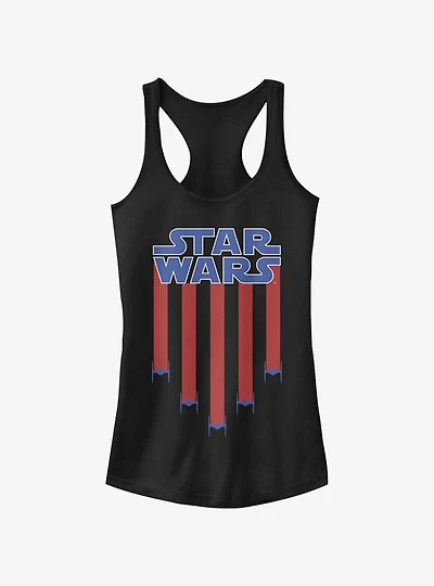 Star Wars Star Banner Girls Tank