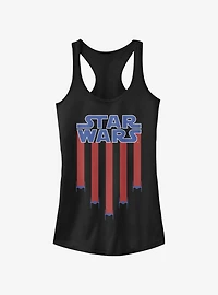 Star Wars Star Banner Girls Tank