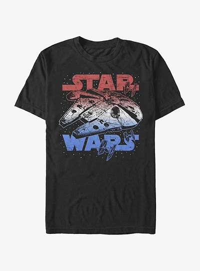 Star Wars Spangled Falcon T-Shirt