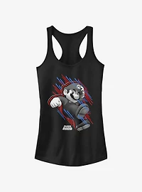 Super Mario Bros. Mo' Fast Stripes Girls Tank