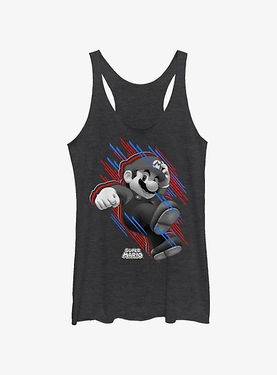 Super Mario Bros. Mo' Fast Stripes Girls Tank