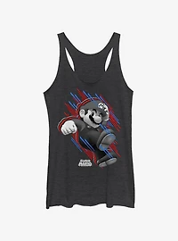Super Mario Bros. Mo' Fast Stripes Girls Tank