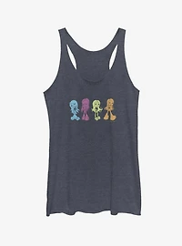Bratz Minimal Neon Art Womens Tank Top