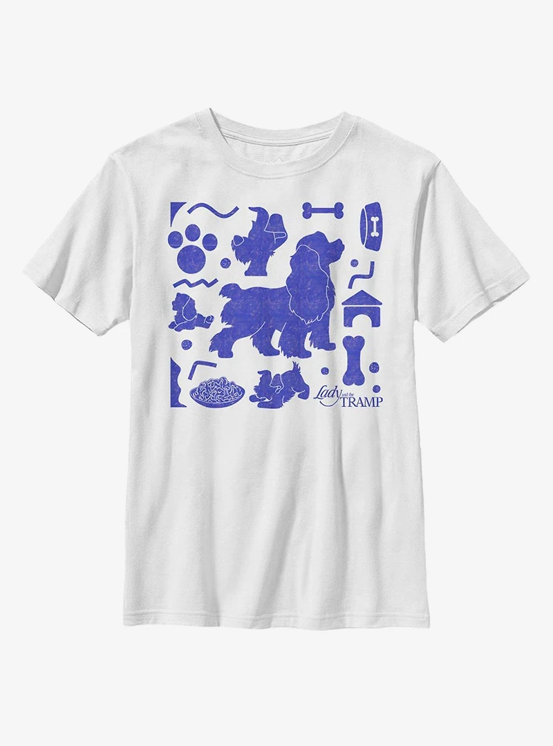 Disney Lady And The Tramp Icons Youth T-Shirt