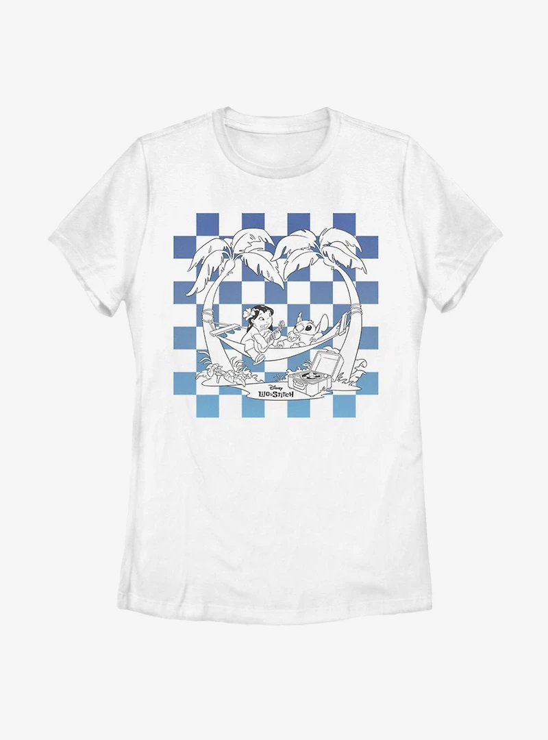Disney Lilo And Stitch Group Womens T-Shirt