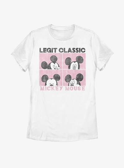 Disney Mickey Mouse Faces Womens T-Shirt