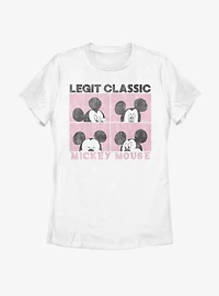 Disney Mickey Mouse Faces Womens T-Shirt