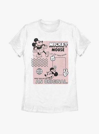 Disney Mickey Mouse Orginal Womens T-Shirt