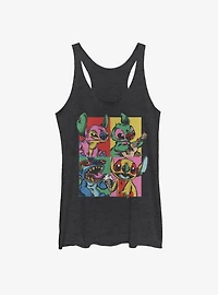 Disney Lilo And Stitch Pop Art Womens Tank Top