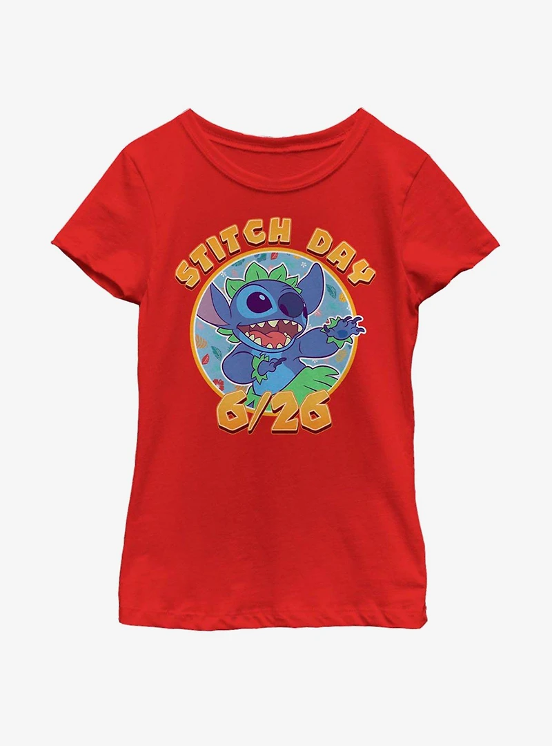 Disney Lilo And Stitch Day Youth Girls T-Shirt