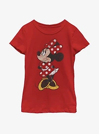 Disney Mickey Mouse Modern Vintage Minnie Youth Girls T-Shirt