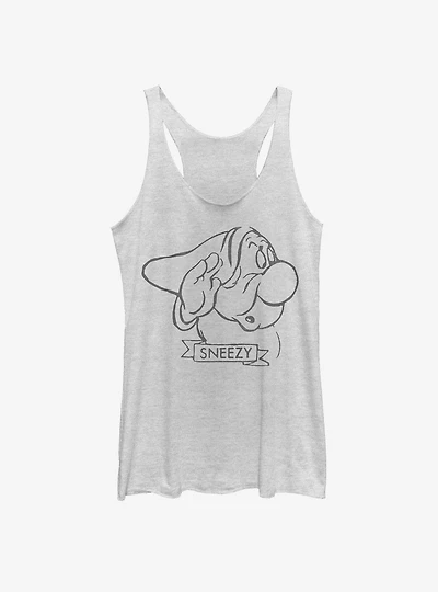 Disney Snow White And The Seven Dwarfs Sneezy Womens Tank Top