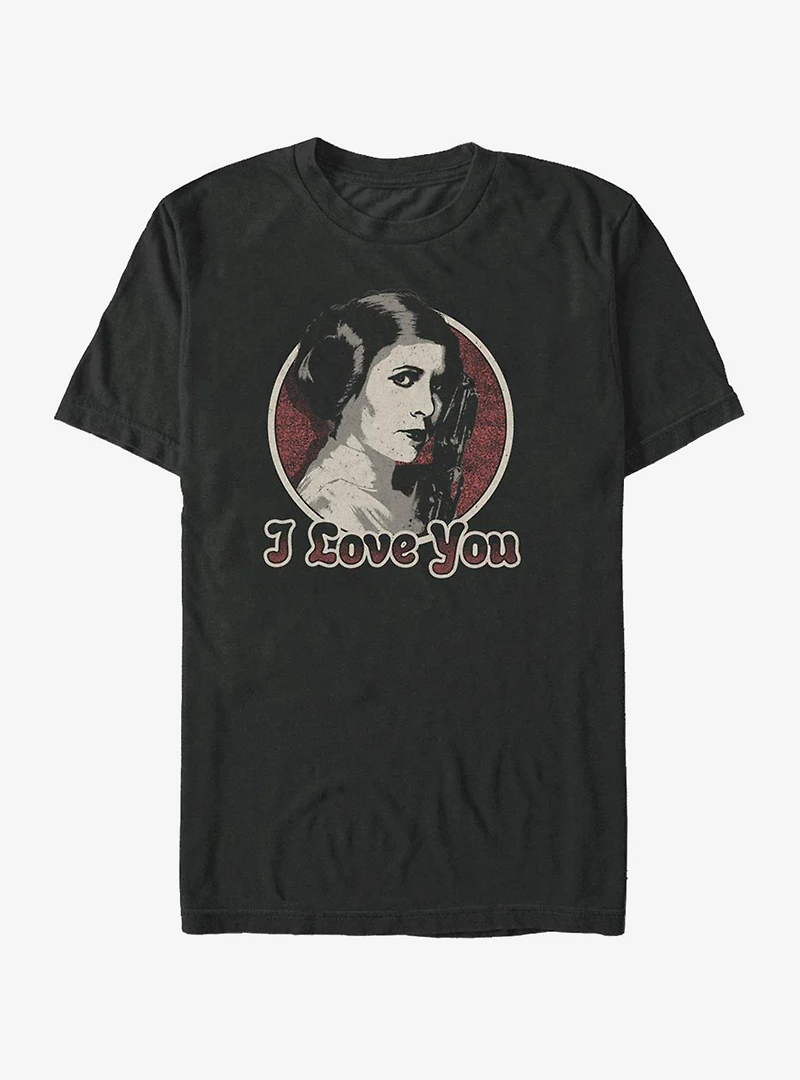 Star Wars Leia I Love You T-Shirt