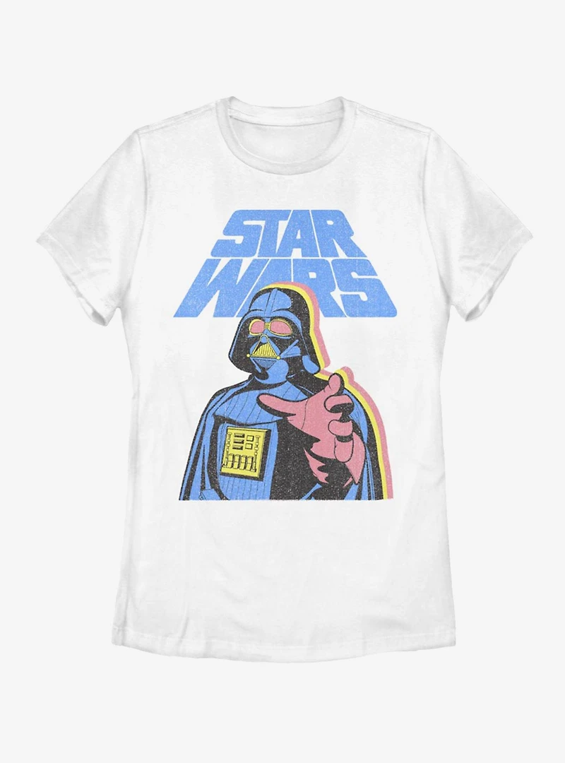 Star Wars Darth Vader Multicolored Womens T-Shirt