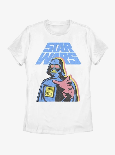 Star Wars Darth Vader Multicolored Womens T-Shirt