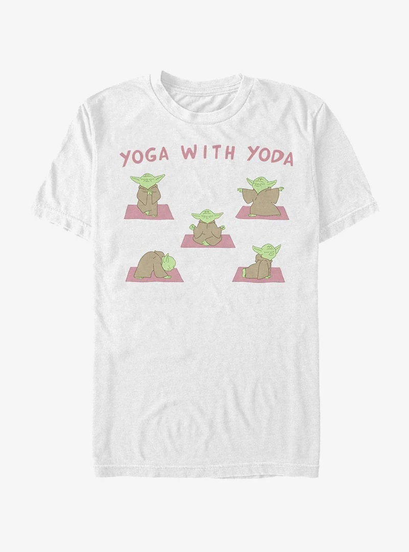 Star Wars Yoga With Yoda T-Shirt