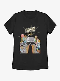 Star Wars Illustrated Strikes Back Womens T-Shirt