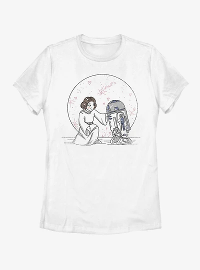 Star Wars Friends Space Womens T-Shirt