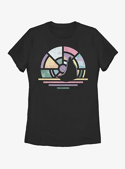 Star Wars Stain Glass Window Womens T-Shirt