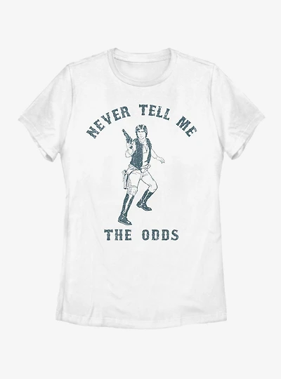 Star Wars Never Tell Me Womens T-Shirt