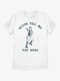 Star Wars Never Tell Me Womens T-Shirt
