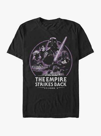 Star Wars Episode V The Empire Strikes Back Sepia Logo T-Shirt