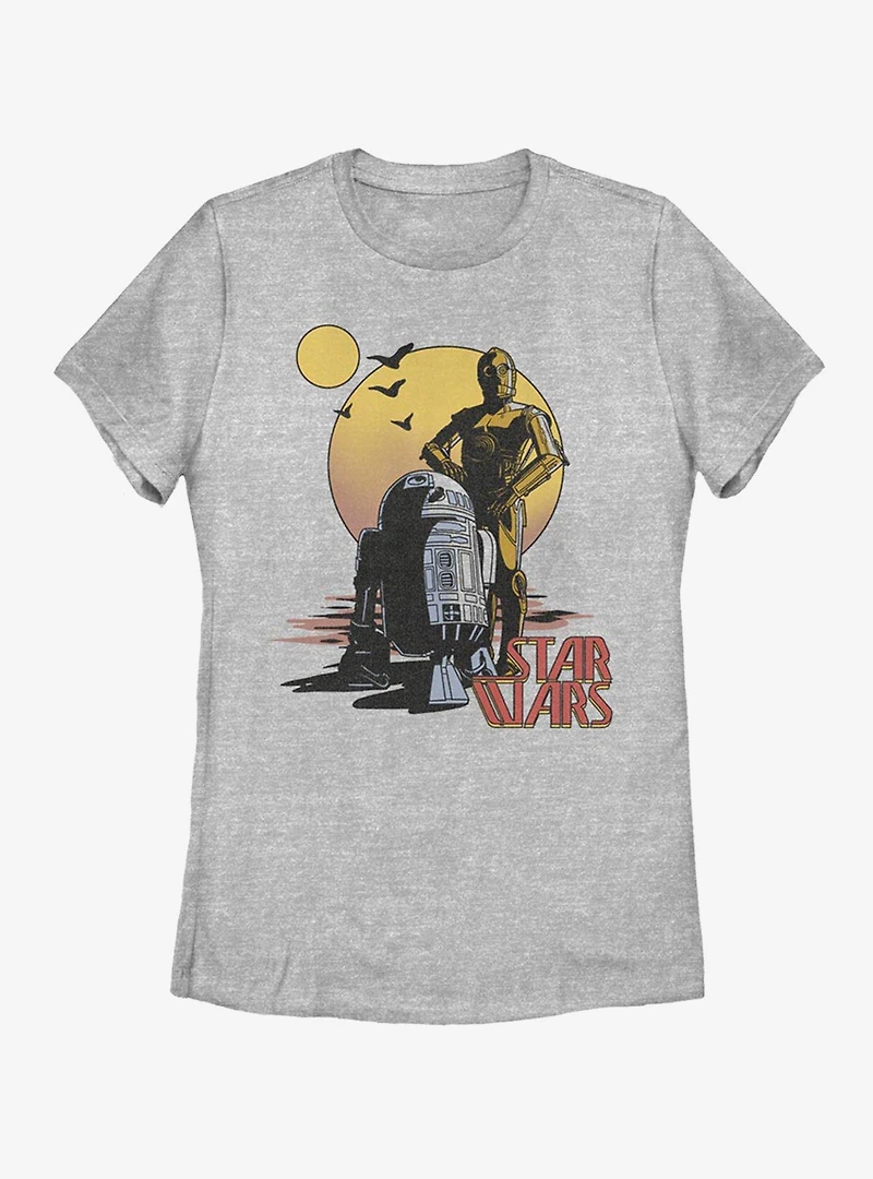 Star Wars Desert Droids Womens T-Shirt