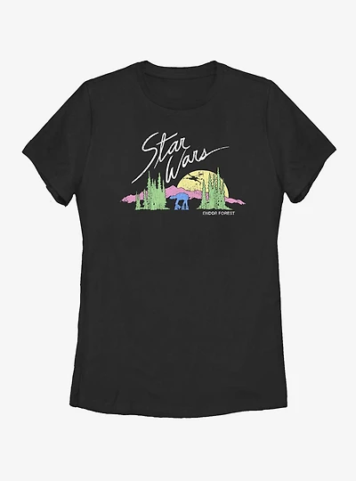 Star Wars Endor Vintage Womens T-Shirt