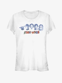 Star Wars Faces Girls T-Shirt