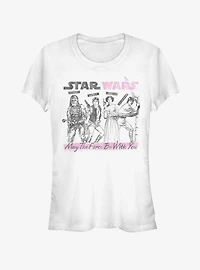 Star Wars New Poster Girls T-Shirt