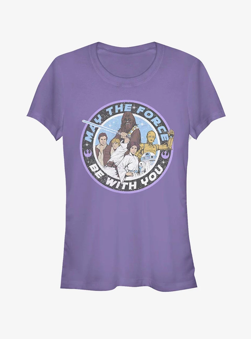 Star Wars May The Force Be With You Group Girls T-Shirt