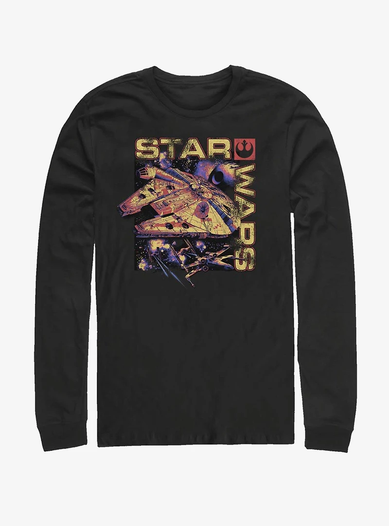 Star Wars Color Falcon Long-Sleeve T-Shirt