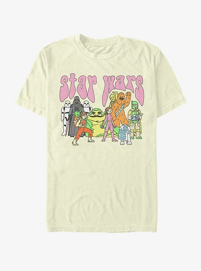 Star Wars Psychedelic Characters T-Shirt