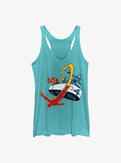 Marvel Fantastic Four Vehicle Womens Tank Top