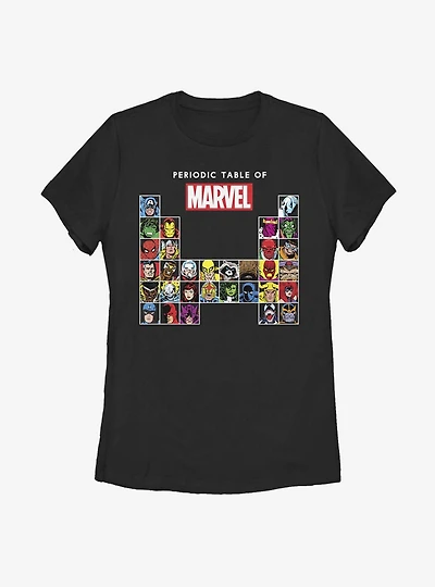 Marvel Periodic Womens T-Shirt