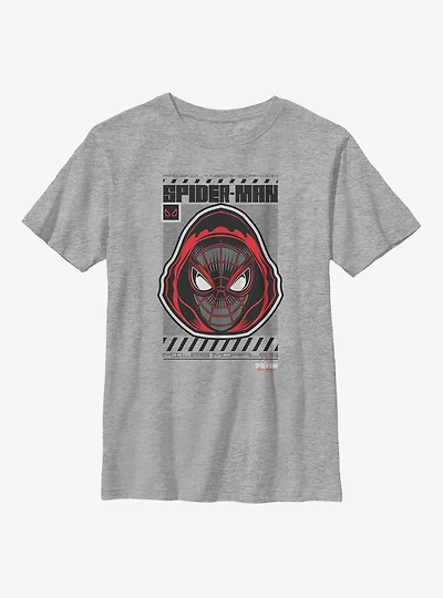 Marvel Spider-Man Miles Morales Hooded Hero Youth T-Shirt